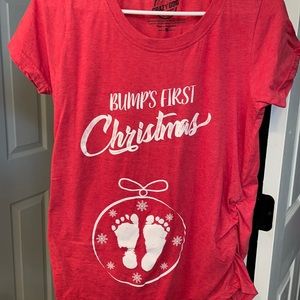 Maternity bumps first Christmas shirt!